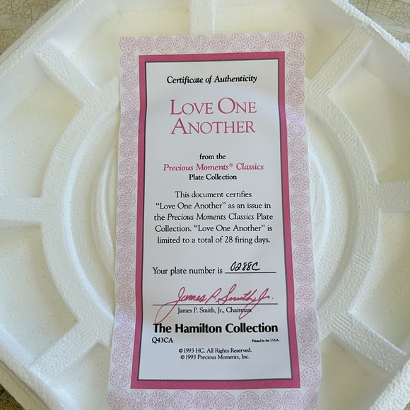 7 plates from Hamilton's Classic Collection,  Precious Moments. - Picture 13 of 15